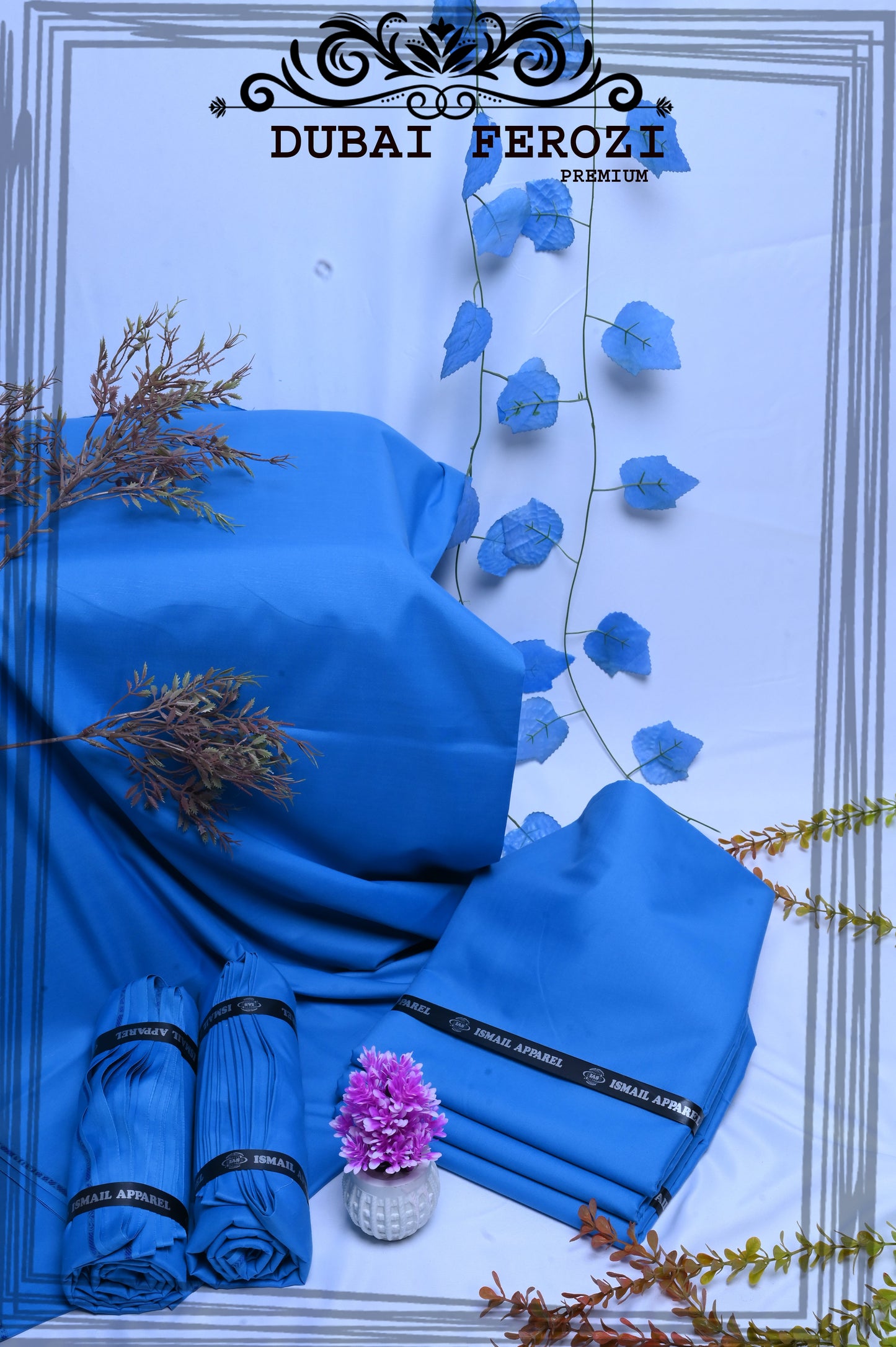 Dubai Ferozi- Titanic Boski Wash-and-Wear for Men - Unstitched