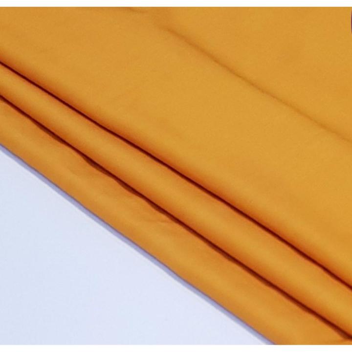 Bold Mustard – Premium Unstitched Cotton (4.5m)