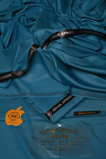 Premium Unstitched Winter Men's Suit – Wash & Wear (Dark Ferozi)