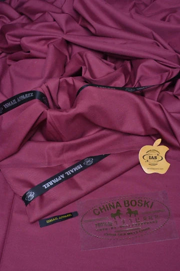 Premium Unstitched Winter Men's Suit – Wash & Wear (MahRoon)