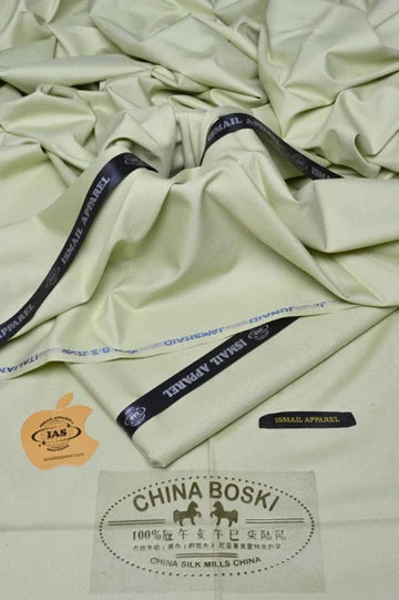 Premium Unstitched Winter Men's Suit – Wash & Wear (Mint Green)