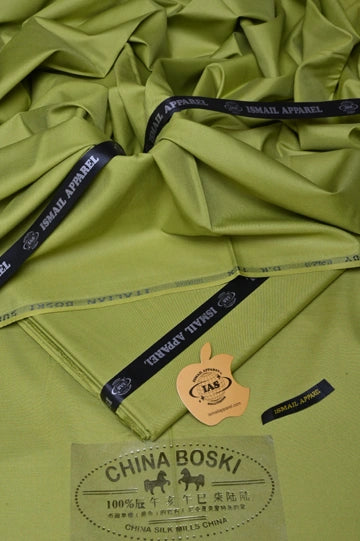 Premium Unstitched Winter Men's Suit – Wash & Wear (Moose Green)