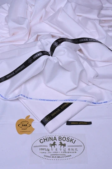 Premium Unstitched Winter Men's Suit – Wash & Wear (Off White)