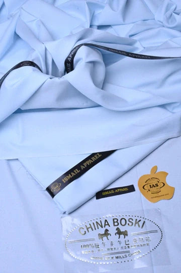 Premium Unstitched Winter Men's Suit – Wash & Wear (Olive Blue)