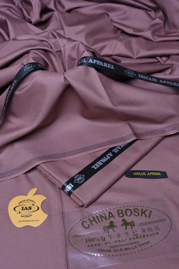 Premium Unstitched Winter Men's Suit – Wash & Wear (Rose Pink)