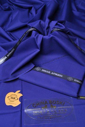 Premium Unstitched Winter Men's Suit – Wash & Wear (Royal Blue)