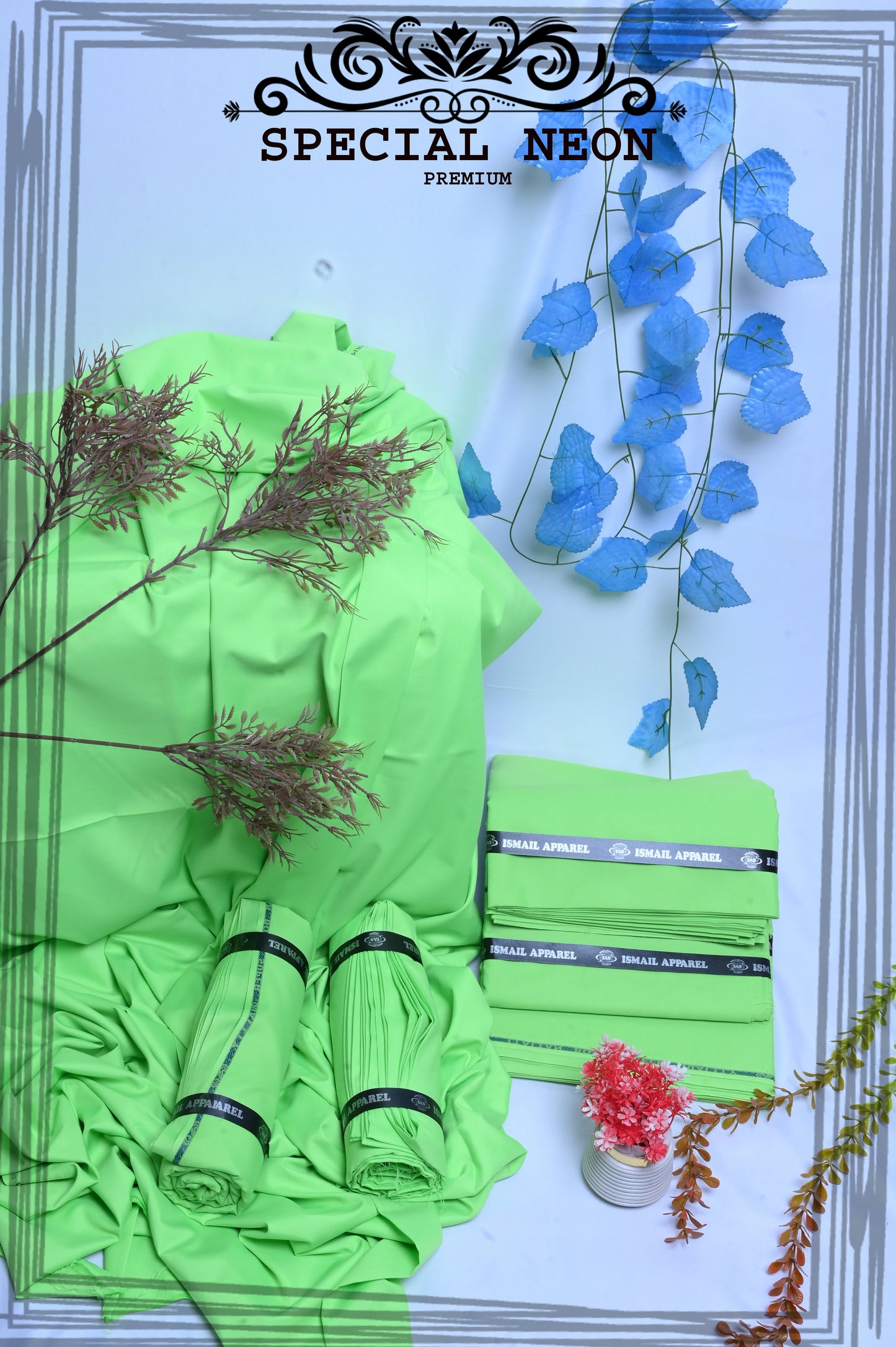 Neon - Titanic Boski Wash-and-Wear for Men - Unstitched