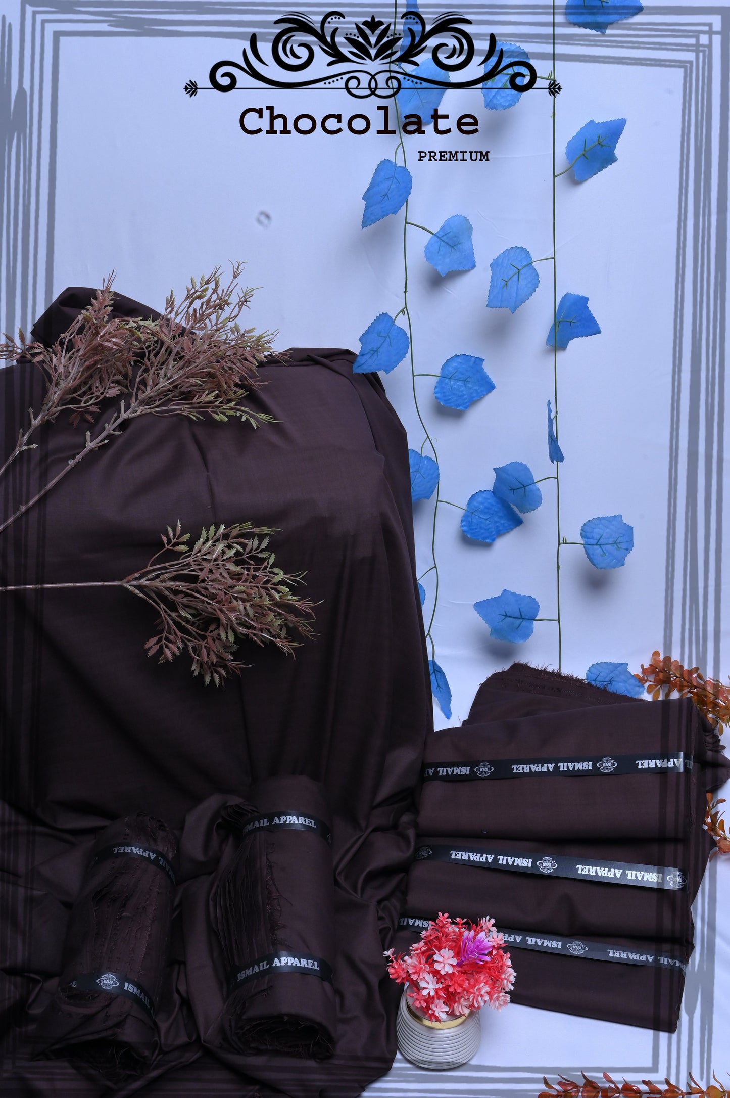 Chocolate - Titanic Boski Wash-and-Wear for Men - Unstitched